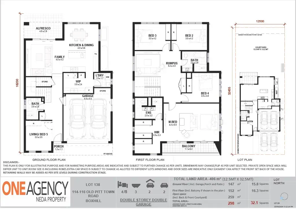 Box Hill 5ห้องนอน Modern Luxury Living Heart Box Hill Brand New Double Storey Home