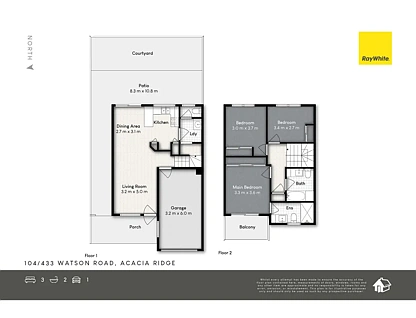 104/433 Watson Road, Acacia Ridge, QLD 4110, 3房, 2浴, 城市屋