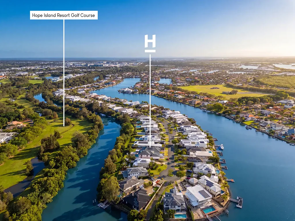 Helensvale 5房  'The Paris End of The Peninsula' - North Facing Waterfront Living