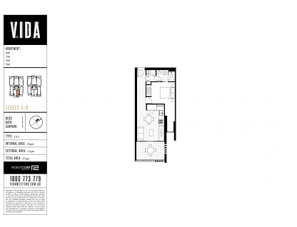 913/21 Buchanan Street, West End, Brisbane - Inner City Region, 1房, 1浴, Apartment