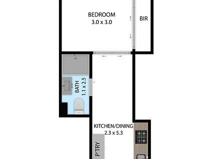 2/108-110 Maribyrnong Road, Moonee Ponds, North Melbourne, 1 phòng ngủ, 1 phòng tắm, Apartment
