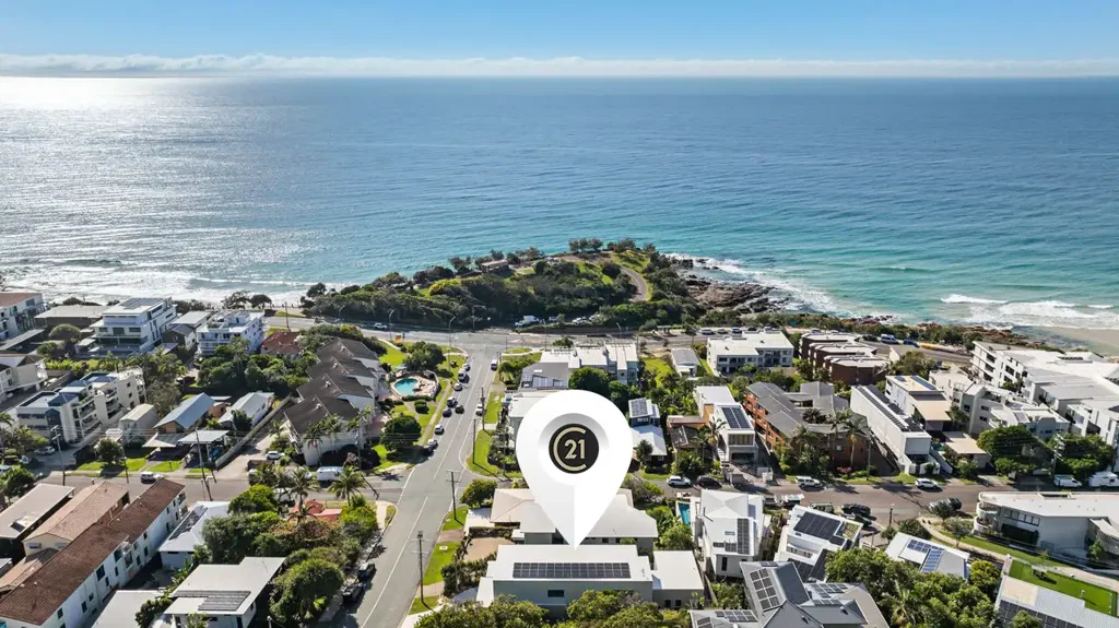 Coolum Beach 4 Bedroom Ocean Views & Timeless Design in a Premier Beachside Position