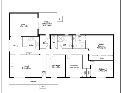 28-30 Christiansen Avenue, Old Erowal Bay, South Coast, 4 ห้องนอน, 2 ห้องน้ำ, House