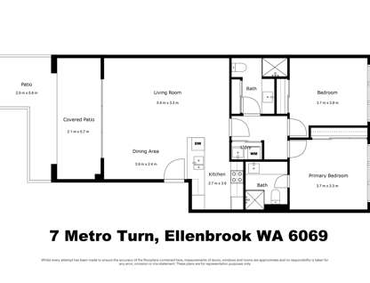 7/32 Metro Turn, Ellenbrook, WA 6069, 2 Bedrooms, 2 Bathrooms, Apartment