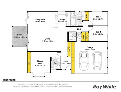 4/323A Windsor Street, Richmond, Outer Western Sydney, 3 રૂમ, 2 બાથરૂમ, House