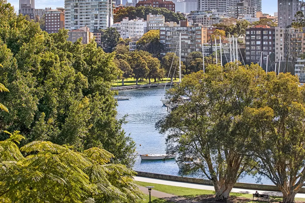 Modern One-Bedroom Apartment with Gorgeous Water & Leafy Views