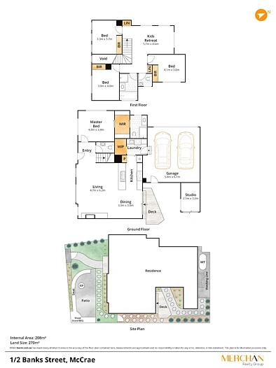 1/2 Banks Street, Mccrae, VIC 3938, 4 Bedrooms, 2 Bathrooms, Townhouse