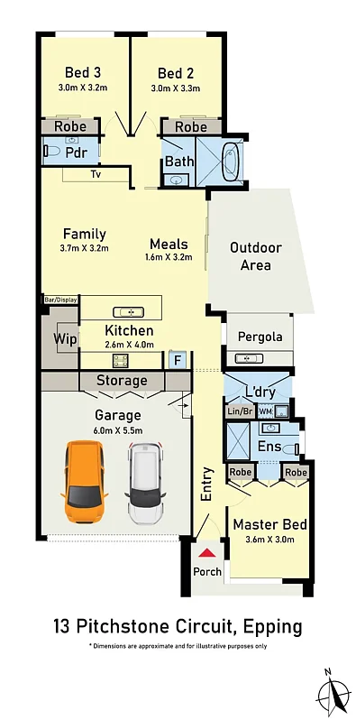 13 Pitchstone Circuit, Epping, VIC 3076, 3 habitaciones, 2 baños, House