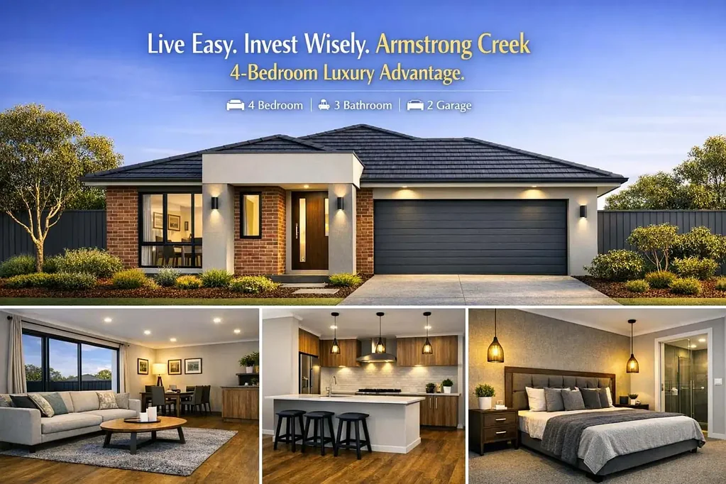 Armstrong Creek 4 Slaapkamer Live Easy. Invest Wisely. Armstrong Creek 4‑Bedroom Luxury Advantage.