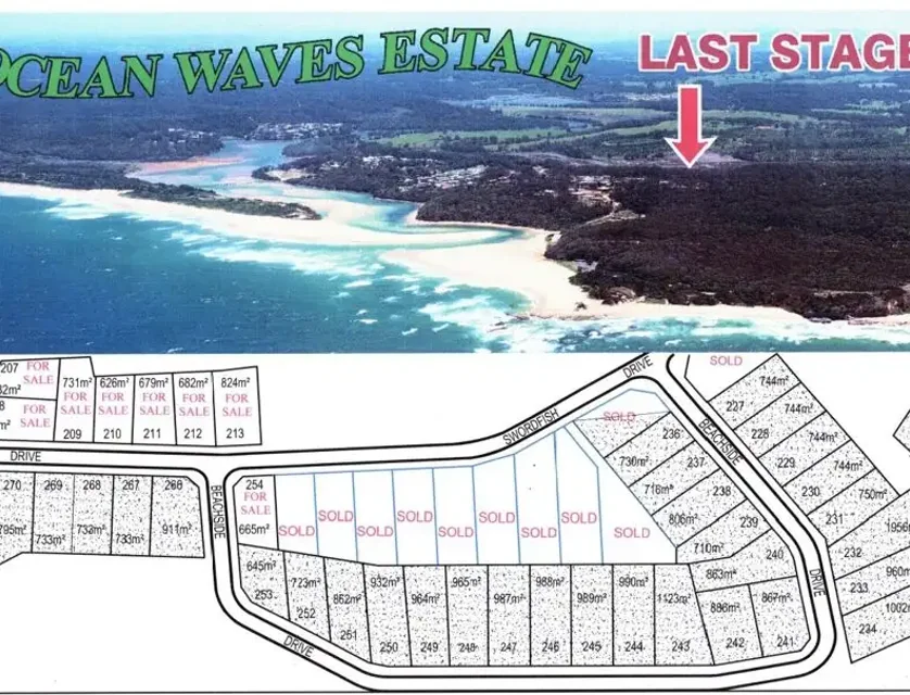 Lots 207-213,254 Swordfish Drive, Valla Beach, NSW 2448, 0房, 0浴, 建地