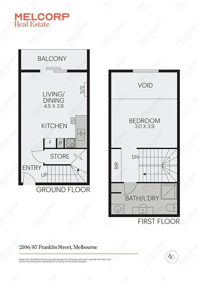 2106/87 Franklin Street, Melbourne, VIC 3000, 1 침실, 1 욕실, Apartment