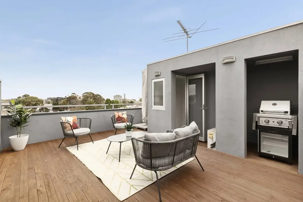 St Kilda 2कमरा Multi-level 100sqm Approx Boutique St Kilda Living with Rooftop Entertaining