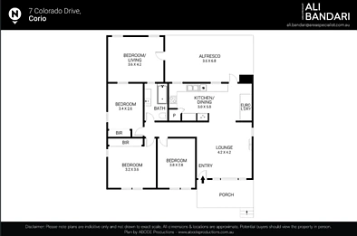 फ्लोर प्लान - 7 Colorado Drive, Corio, VIC 3214