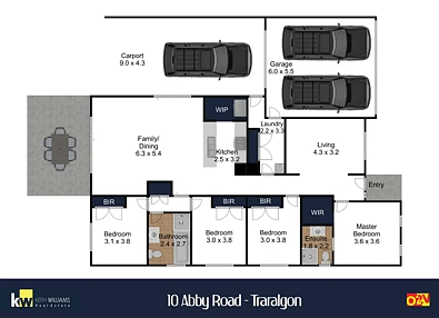 10 Abby Road, Traralgon, VIC 3844, 4房, 2浴, House