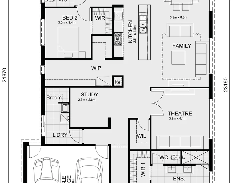 Lot 344 Hearth Street - Harli Estate, Cranbourne, South East Melbourne, 4 રૂમ, 2 બાથરૂમ, House
