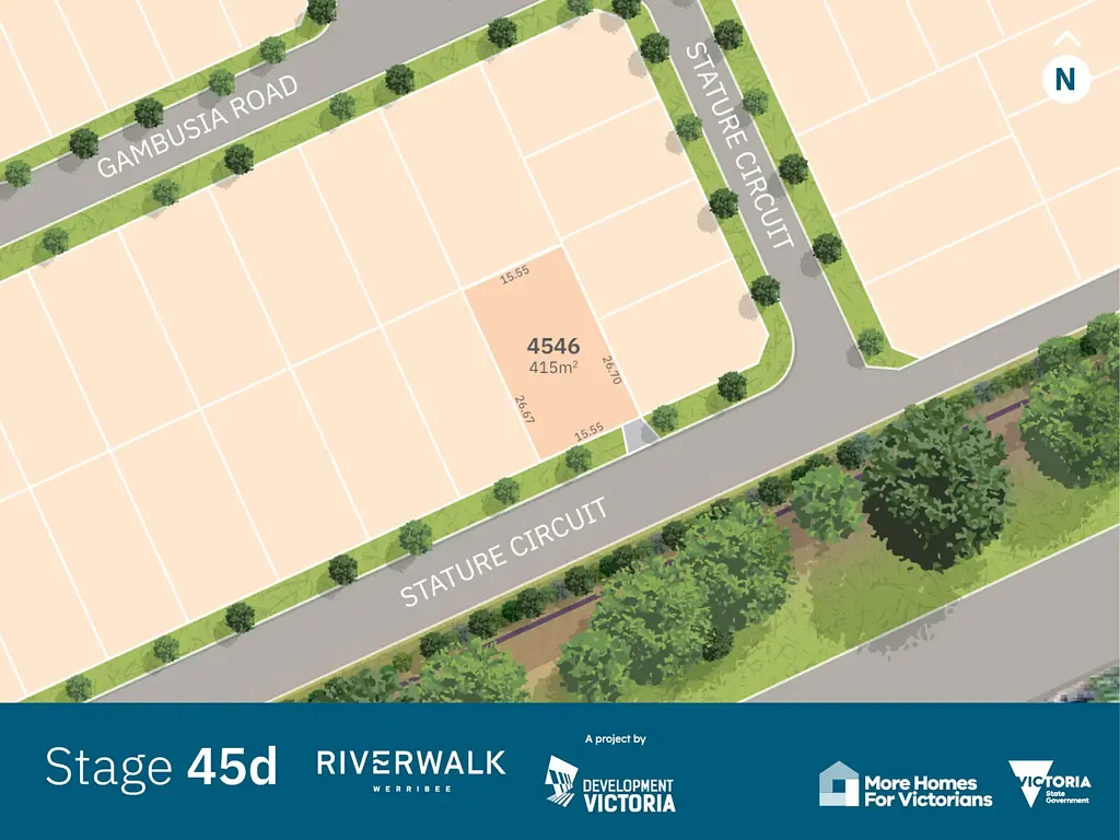 Werribee 中心地段 Riverwalk生活 靠近公园 学校 设施便捷 娱乐多样 Be at the heart of it all.  |  Riverwalk Stage 45d