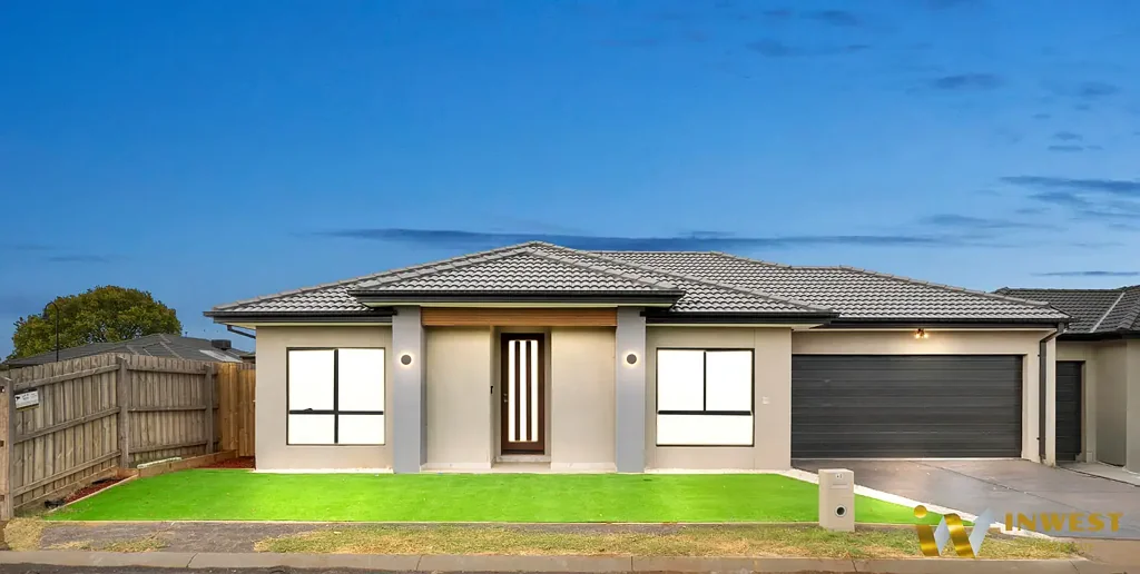 Melton South 4房 4卧套间主卧 双车库高天顶 现代厨房电器 开放式生活区 低维护景观 视频门铃宁静社区 Modern Family Home in Melton Sth-FHOG AND HUGE STAMP DUTY SAVINGS!!