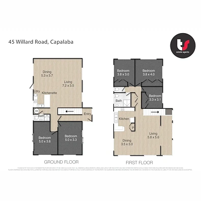ਮੰਜ਼ਿਲ ਦੀ ਯੋਜਨਾ - 45 Willard Road, Capalaba, QLD 4157