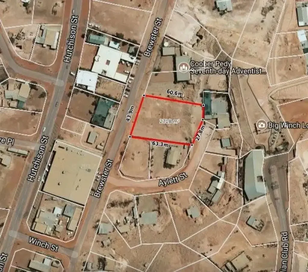 Coober Pedy DUAL ZONING - LARGE ALLOTMENT IN CENTRE OF TOWN - DEVELOPMENT POTENTIAL