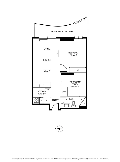 1105/8 Hallenstein Street, Footscray, VIC 3011, 2 Schlafzimmer, 1 Badezimmer, Apartment