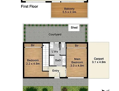 7/10 Roycroft Avenue, Aspendale, VIC 3195, 2房, 1浴, Townhouse