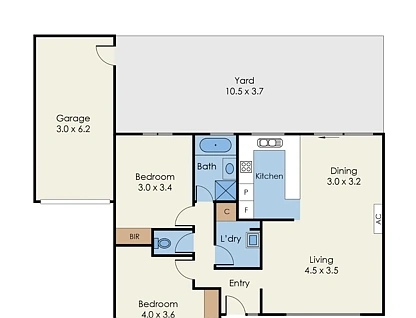 3/355 Dorset Road, Croydon, East Melbourne, 2 Kuwarto, 1 Banyo, Unit