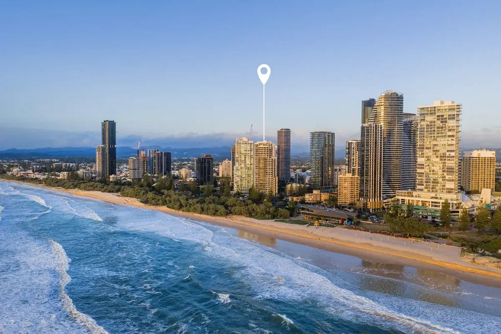 Broadbeach 2房  Tropical Beachfront Oasis in Verve