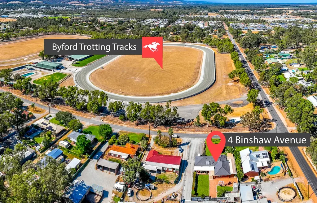 Byford Discover the epitome of equestrian convenience at 4 Binshaw Avenue, Byford.