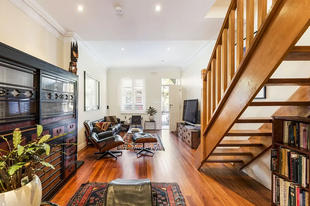 Modern warmth within a classic terrace