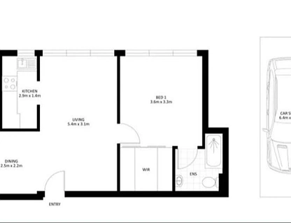 UNIT 4/89 BROOME STREET, Maroubra, Eastern Suburbs, 1 rūma, 1 rūma horoi, Unit