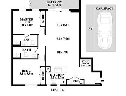 32/266 Pennant Hills Road, Thornleigh, Upper North Shore, 2 habitaciones, 2 baños, Apartment