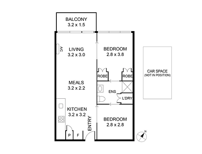 1114/74 Queens Road, Melbourne, Melbourne CBD, 2 chambres, 1 salles de bain, Apartment