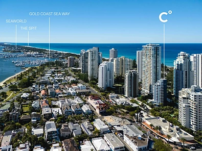 Main Beach 3房  Full-floor coastal prestige in the heart of Main Beach