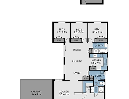 11 Howell Crescent, Kangaroo Flat, VIC 3555, 4房, 2浴, House
