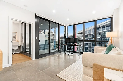 Macquarie Park 1कमरा Luxury One-Bedroom Apartment with Secure Parking in the Prestigious Prime Development