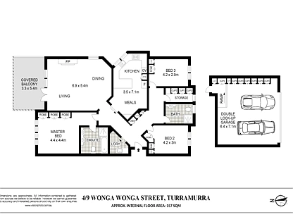 4/9 Wonga Wonga Street, Turramurra, Upper North Shore, 3 Schlafzimmer, 2 Badezimmer, Apartment