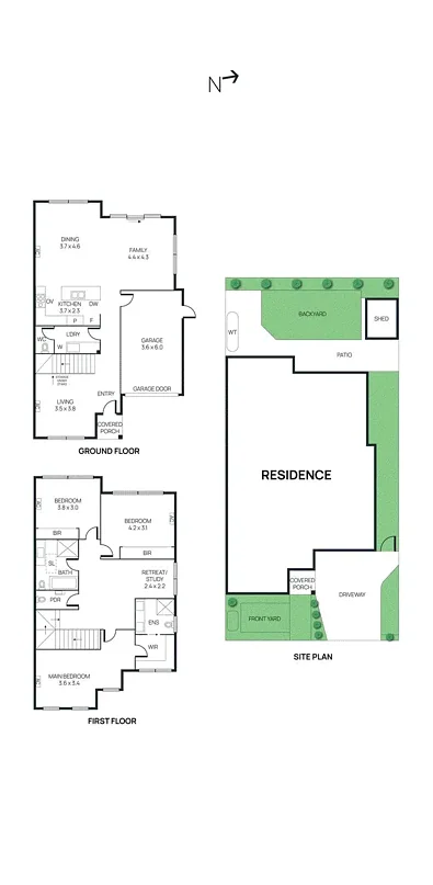 59 Landells Road, Pascoe Vale, VIC 3044, 3房, 2浴, Townhouse