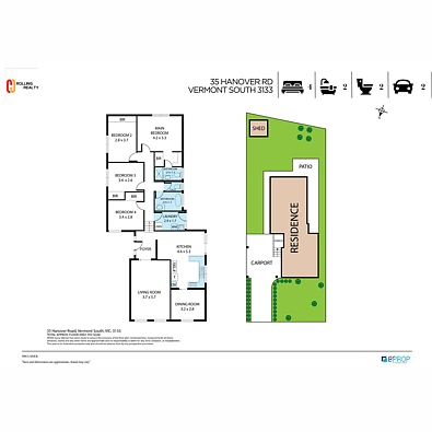 35 Hanover Road, Vermont South, VIC 3133, 4房, 2浴, House