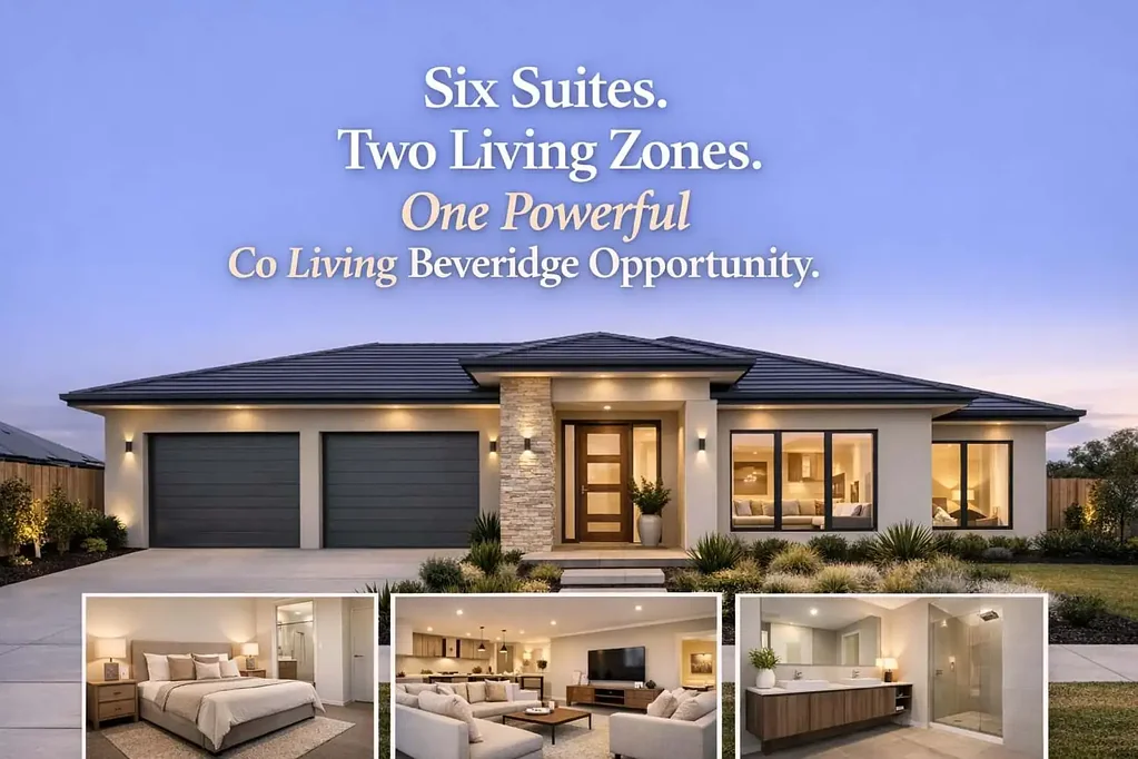 Beveridge 6બેડરૂમ Six Suites. Two Living Zones. One Powerful Co Living Beveridge Opportunity.