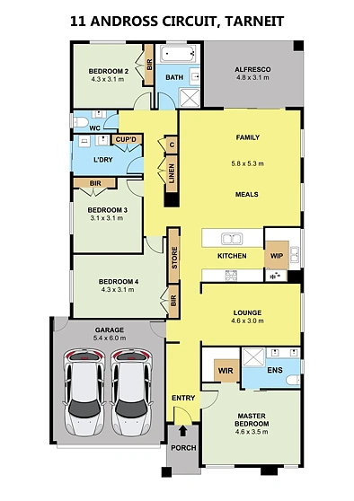 11 Andross Circuit, Tarneit, VIC 3029, 4 slaapkamers, 2 badkamers, House