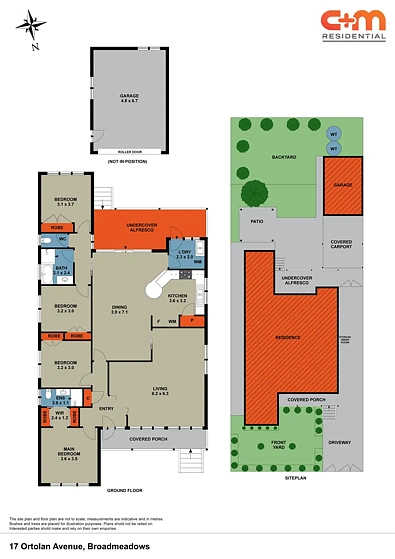Plano ng Bahay - 17 Ortolan Avenue, Broadmeadows, VIC 3047