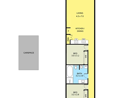 209/76 Epping Road, Epping, North Melbourne, 2房, 1浴, Apartment