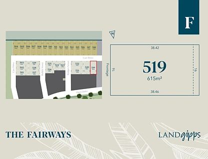 LOT 519 The Fairways - Urban Living, Drouin, Traralagon , 0 कमरे, 0 बाथरूम, Section