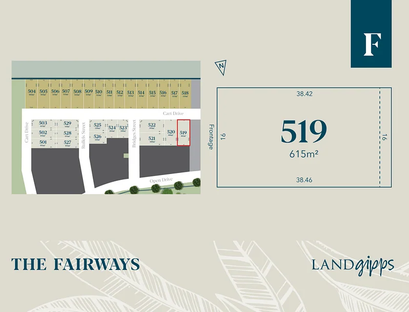 LOT 519 The Fairways - Urban Living, Drouin, Traralagon , 0 कमरे, 0 बाथरूम, Section
