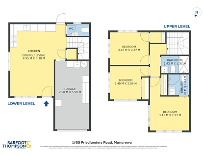 1/65 Friedlander Place, Manurewa, Manukau City, 3房, 2浴, 独立屋