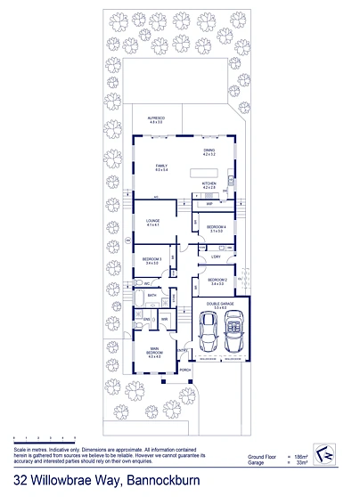 户型图 - 32 Willowbrae Way, Bannockburn, VIC 3331