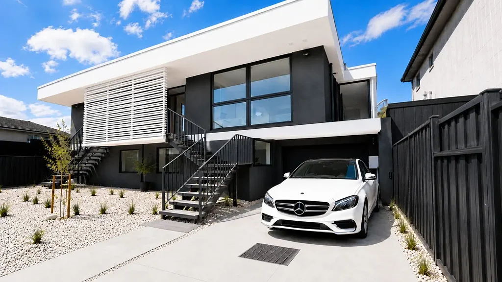 Brand New Street Front Townhouse with 3.5 Bathrooms, Private Driveway & 3 Car Parking