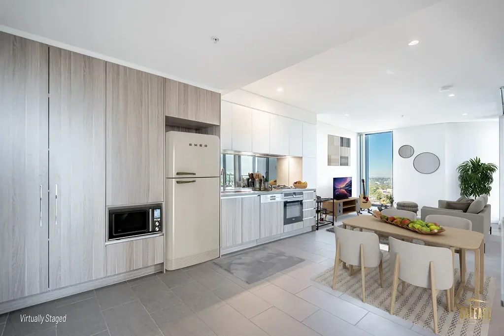 North Ryde 1房 地铁近邻 便捷生活 高端装修 开放式设计 设计师厨房 全屋瓷砖 舒适空调 时尚浴室 高速网络 游泳池 空中花园 健身房 Modern 1 BEDROOM Apartment with STUDY in Prime Location next to North Ryde Metro Station