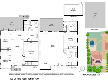 100 Queens Road, Hermit Park, Townsville, 4 Bedrooms, 2 Bathrooms, House