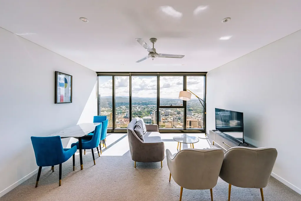 Brisbane City 2chambre You can easily call it a 3 bedroom - 2 BED + oversized Study with Stunning River & City Views